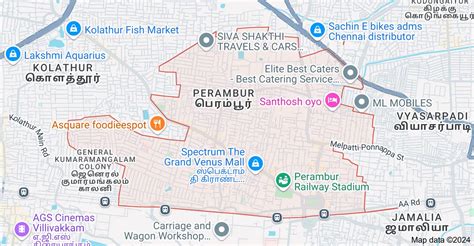 perambur chennai map pincode property rates  reviews