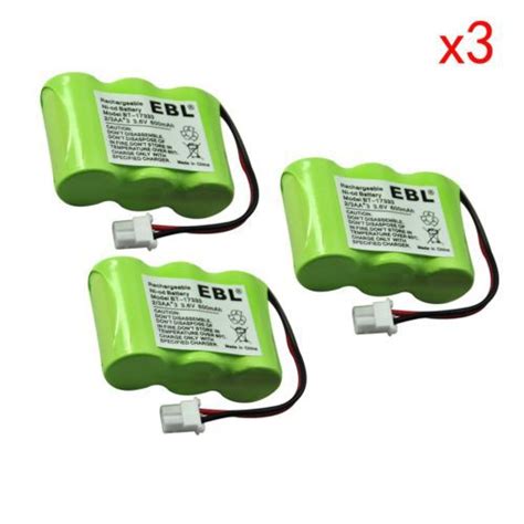 3pack Cordless Phone Battery For Vtech BT 17333 BT 27333 CS2111 CS51213