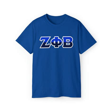 Zeta Phi Beta Two Toned Greek Lettered T Shirts Greek Gear