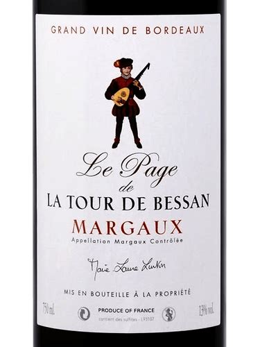 Château La Tour de Bessan Le Page de la Tour de Bessan Margaux Vivino