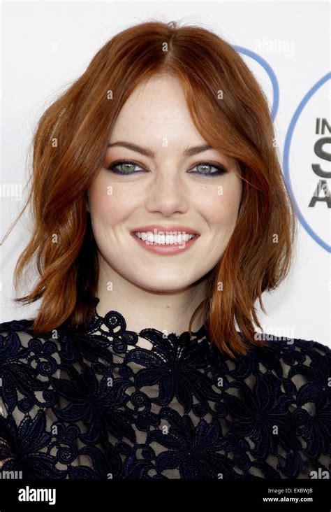 Emma Stone At The 2015 Film Independent Spirit Awards Held At The Santa