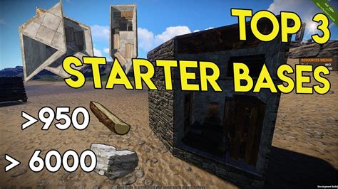 My Top 3 Starter Bases In Rust 3 0 Youtube