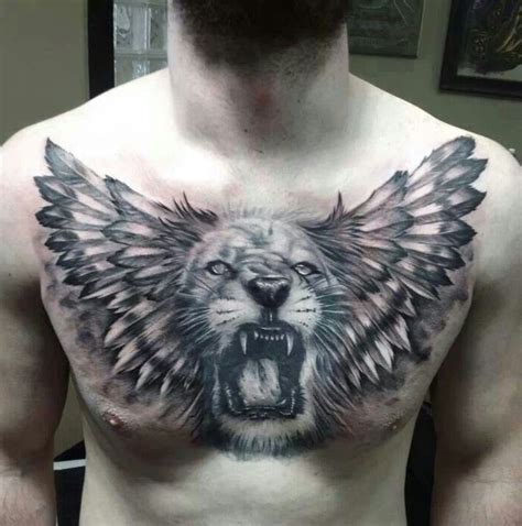 Lion Chest Tattoos Printable Calendars AT A GLANCE