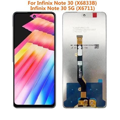 Màn Hình lcd Cảm Ứng Thay Thế Cho infinix note 30 5g x6711 x6833