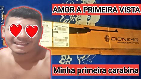 DIONE 4G GÁS RAM 55kg minha primeira CARABINA YouTube