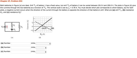 Solved Both Batteries In Figure Are Ideal Emf E Of Chegg