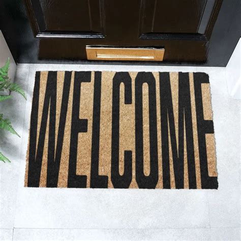 Large Welcome Doormat Artsy Mats