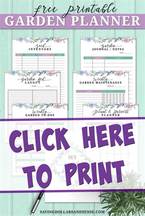 Grab Your Free Seed Garden Journal Saving Dollars And Sense