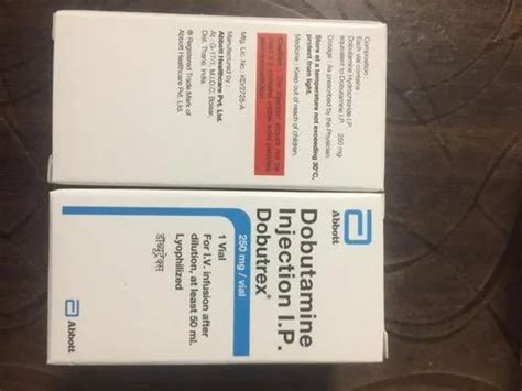 Dobutrex Dobutamine Injection Ip Abbott 1 Pack X 1 Vial At Rs 539