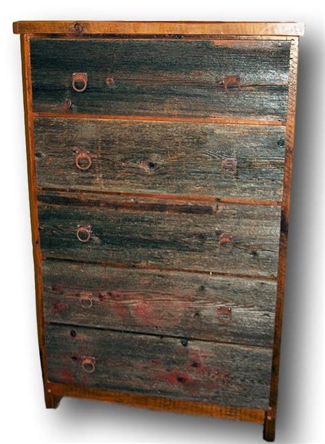 Buy Custom Made Reclaimed Barn Wood Dresser 5 Drawer, made to order from Vienna Woodworks ...