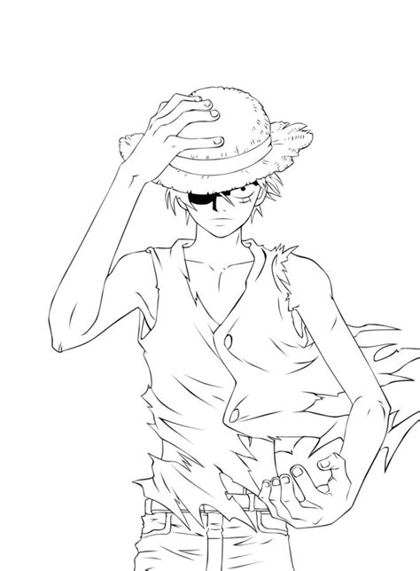 Luffy By Minatosama207 Manga Coloring Book Manga Anime One Piece