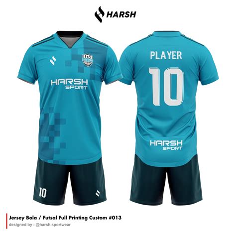 Jual Jersey Futsal Bola Design Terbaru Free Nama Punggung Dan Nomor