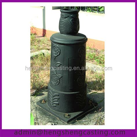 Cast Aluminum Decorative Street Light Pole Base Light Pole Base Design