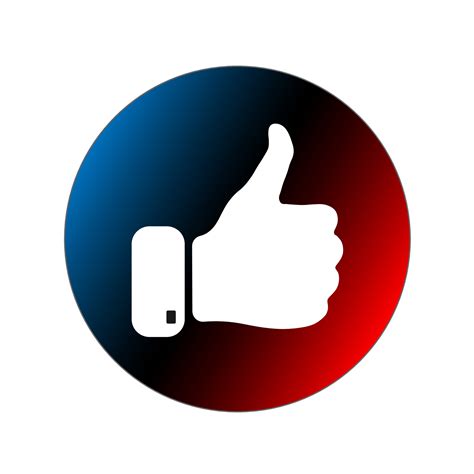 Thumbs Up Icon For Social Communication App 2275648 Vector Art At Vecteezy