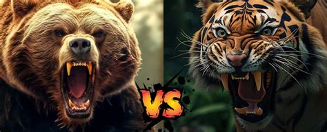 Can a tiger beat a grizzly bear ? Clash of the Titans ! - Tiger-Universe