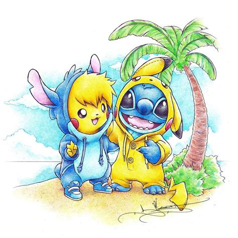 Stitch And Pikachu Wallpapers - Wallpaper Cave