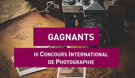 Résultats du III Concours International de Photographie Sœurs