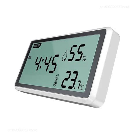 Deli Electronic Thermometer Hygrometer Weather Station With High Precision 01 Temperature