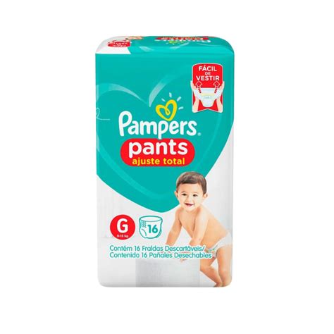 Fralda Pampers Pants Ajuste Total Jn Fraldas