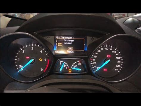 How Do I Reset The Ford Kuga Oil Service Warning Light Ford Kuga MK