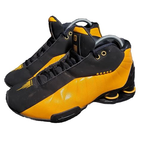 Nike Shox Bb4 Mens 8 University Gold Black Shoes At78 Gem