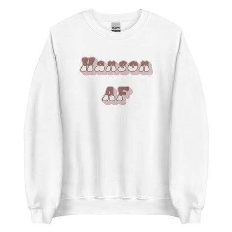 Hanson AF Hanson Sweater Hanson Brothers Gift for Hanson Fan Hanson ...