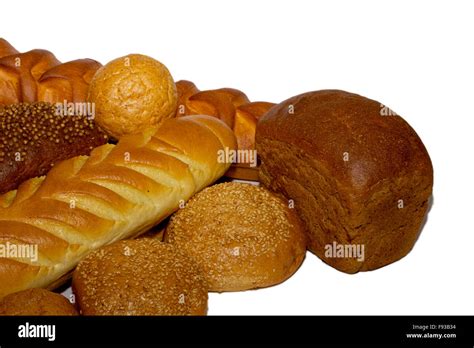 Assortment Of Baked Bread Stock Photo Alamy