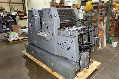 Lot #35: Heidelberg GTOZ-52 offset printing press Two color - WireBids