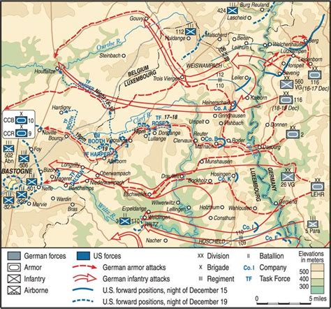 The Deep Penetration Of German Armored Spearheads During The Ardennes