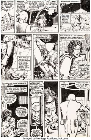 Barry Smith And Sal Buscema Conan The Barbarian 11 Story Page 8