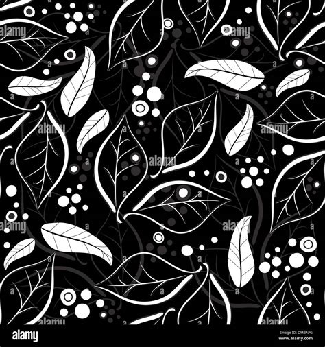 Black floral pattern Stock Vector Image & Art - Alamy