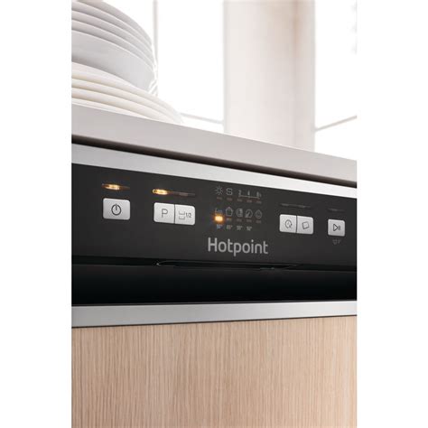 Hotpoint Semi Integrated Dishwasher Full Size Inox Hbc 2b19 X Uk