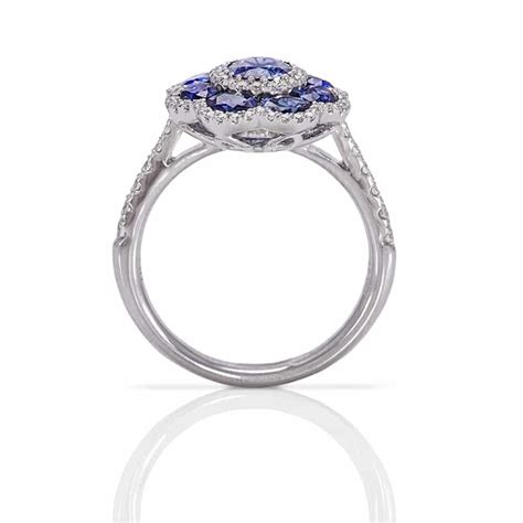 Angel Designs Sassy Sapphire And Diamond Ring In 14k Angel Designs Jewelry