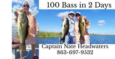 Headwaters Fishing Guide Trip 100 Bass In 2 Days Lake Okeechobee