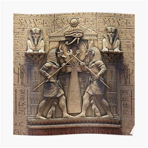 "Egyptian Gods" Poster for Sale by DavidPenfound | Redbubble