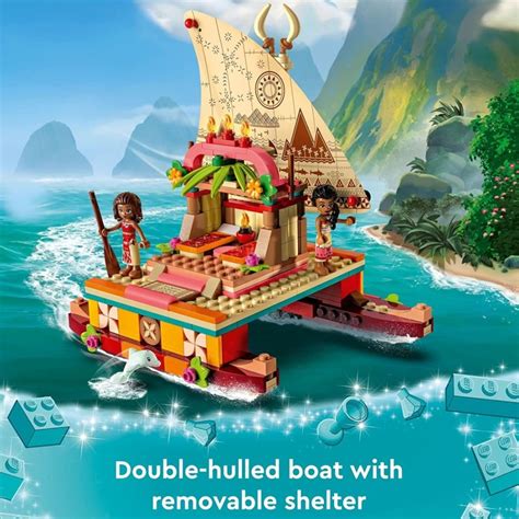 Toys Lego Figures Lego Disney Princess Moana S Wayfinding Boat