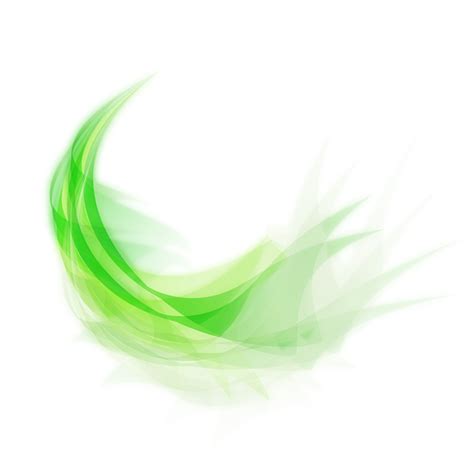 Green Abstract Lines Png Transparent Image