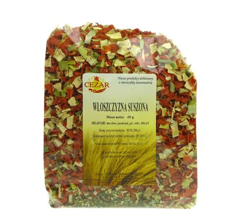 Włoszczyzna suszona 100g warzywa bez chemii mix 14884280630 Allegro pl