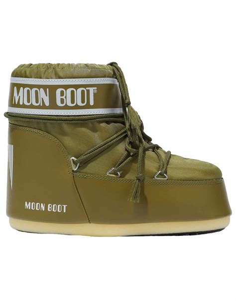 Moonboot Moon Boot Icon Low Nylon Khaki Après ski Homme Snowleader