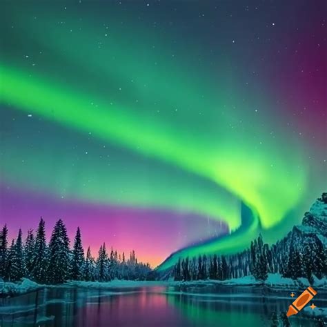 create  beautiful  captivating background featuring  northern