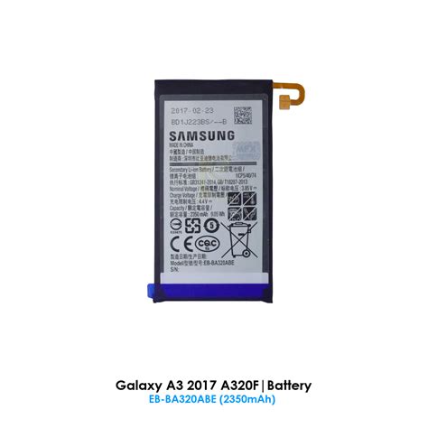 Samsung Galaxy A A F Battery Eb Ba Abe Mah