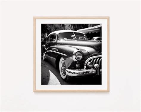 Vintage Car Wall Art Black and White Car Photo Car Art Vintage Car ...