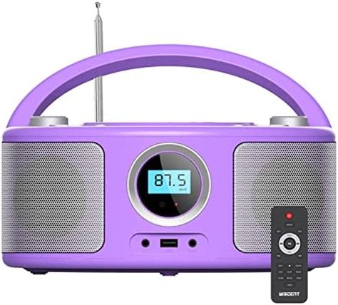 Metronic Lecteur Cd Radio Portable Bluetooth Mady Mp Avec Port Usb