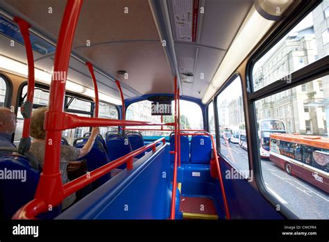 On Board A Lothian Bus In Edinburgh City Centre Scotland Uk United