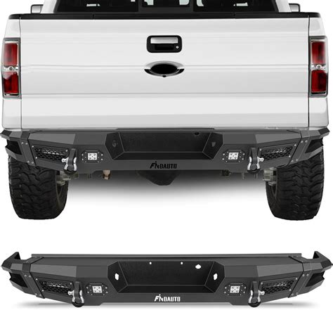 Amazon FINDAUTO Rear Bumper Fit For 2009 2014 For Ford F 150 Heavy