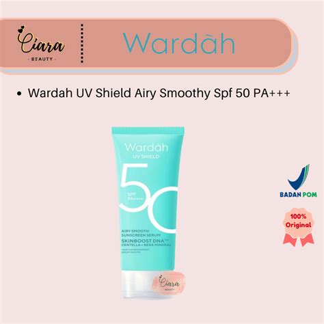 Jual Wardah Uv Shield Airy Smooth Sunscreen Serum Spf Pa Ml