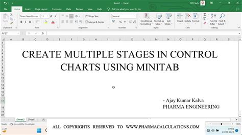 Create Multiple Stages In Control Charts Using Minitab Youtube