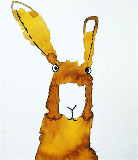 Watercolor Bunnies Art Lesson Plan for Children. KinderArt.com.