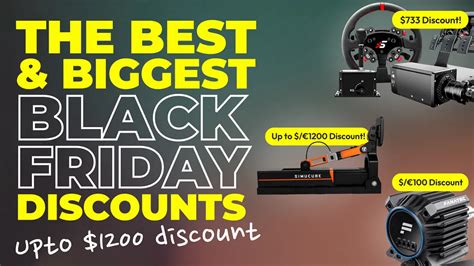 Which Sim Racing Brand Has The Best Black Friday Deals