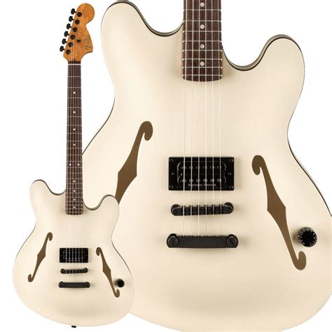 Fender Tom Delonge Starcaster Satin Olympic White Rosewood